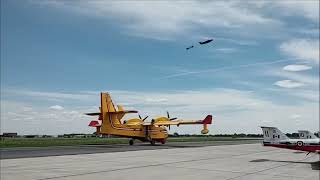 Saint Hubert Airshow 2024 Quebec CL415 [upl. by Melisent]