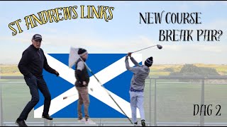 KAN 3 GENERATIONER BREAKA PAR PÅ NEW COURSE I GOLFENS HEMSTAD ST ANDREWS DAG 2 [upl. by Lemal]