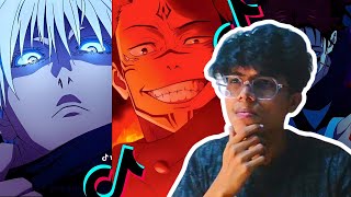 Jujutsu Kaisen Edits TIK TOK  REACTION [upl. by Ayocal]