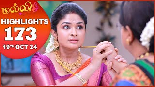 Malli Serial  EP 173 Highlights  19th Oct 2024  Nikitha  Vijay  Saregama TV Shows Tamil [upl. by Sucramraj]