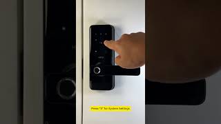 10 HATSYWiFi Lever Smart Lock Language Settings DL402 smartphone technology smartdoorlock [upl. by Lipkin380]