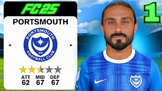 2ABDÜLHAMİDİN KURDUĞU İNGİLİZ TAKIM  BÖLÜM 1  FC 25 PORTSMOUTH KARİYERİ [upl. by Conard]