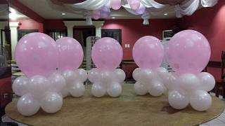 BALLOON TABLE CENTERPIECE  VERY EASY [upl. by Lairret]