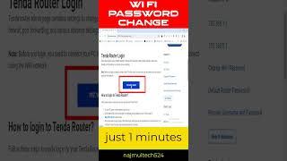 Wi fi Password Change in mobile How to change wi fi password in 1 minutetechnology techshorts [upl. by Lizette991]