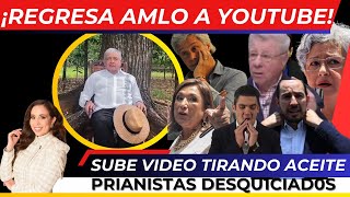 ¡REGRESA AMLO A YOUTUBE NO SE AGUANTÓ LAS GANAS DE BURLARSE DE LA OPOSICIÓN PRIANISTAS DESQ1CIAD0S [upl. by Macfarlane]