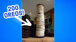 The 12000 Calorie Oreo Tower is no Joke [upl. by Rurik]