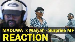 Kaniyaaa Reaction  MADUWA  Surprise MF feat Maiyah [upl. by Mellisent380]