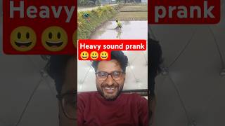 Heavy sound prank funny comedy  loud sound prank [upl. by Dahle]