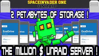 The 2 Petabyte One Million Dollar Unraid Server [upl. by Carolan855]