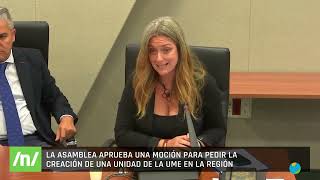 14112024 La Asamblea aprueba una moción para pedir la creación de una unidad de la UME en Murcia [upl. by Tihw352]