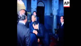 SYND 28 6 78 SPAINS PRIME MINISTER ADOLFO SUAREZ MEETS KING HASSAN [upl. by Sev558]