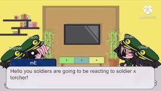 Outpost Soldiers react to Torcher x Soldier [upl. by Sol]