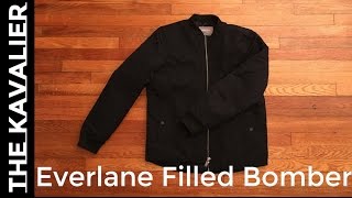 First Look  A Great Bomber Jacket  Everlane Unboxing and Review [upl. by Marbut]