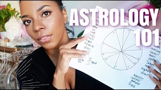 ASTROLOGY 101 How to Read an Astrology Chart  BIRTH NATAL CHART amp MORE  BEGINNERS [upl. by Bernie]