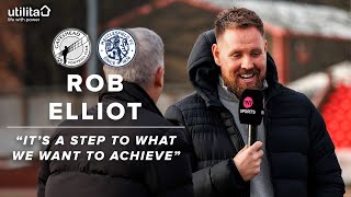 💬 quotItll be our toughest test in this competitionquot  Rob Elliot preMacclesfield H  INTERVIEW [upl. by Heins]