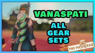 All Vanaspati Gear Sets  FFXIV Endwalker Glamour Showcase [upl. by Secunda]