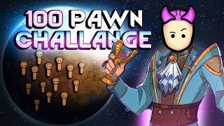 Rimworld 100 Pawn Challenge Year 1 [upl. by Windy178]