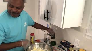 Part 1 Lasagna Preparation migsdogs lasagna smallbusinessowner [upl. by Ahseniuq]