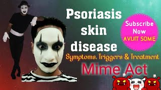 Psoriasis skin disease  corporate Mime Act by Avijit Some 7715953398 [upl. by Moguel604]