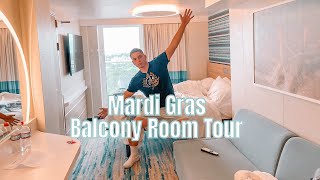 Carnival Mardi Gras Balcony Room Tour [upl. by Alvarez]