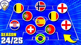 GUESS THE FOOTBALL TEAM BY PLAYERS’ NATIONALITY  SEASON 20242025  FOOTBALL QUIZ 2024 [upl. by Llirred]