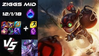 MID Ziggs vs Syndra  EU Challenger Patch 1421 [upl. by Mireille]