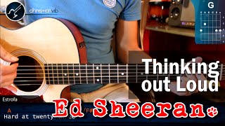 Cómo tocar quotThinking out Loudquot de Ed Sheeran en guitarra HD Tutorial COMPLETO  Christianvib [upl. by Akeemaj]