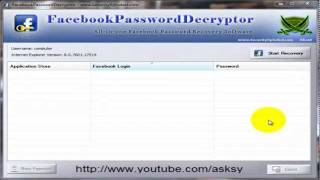 How to recover Facebook password without changing it  Tutorial 2012 [upl. by Kcin]