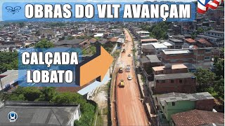 ESTAÇÃO CALÇADA ATÉ LOBATO COM OBRAS AVANÇADAS veja [upl. by Dimitris]