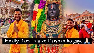 Finally RAM LALA ke Darshan ho gaye  Jai Shri Ram 🙏🏻  Part 3 [upl. by Aneeres703]