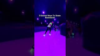 How To Skate Backwards 🔥😳 rollerblading shorts [upl. by Ashti563]