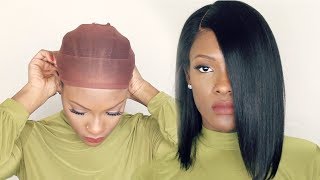 How to wear a Wig  with No GLUE NO GEL [upl. by Katonah466]