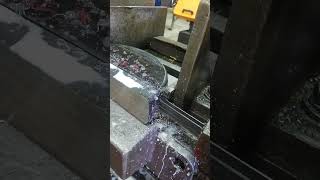 CUTTING CARBON STEEL CASTING FOR MACROSTRUCTURE EVALUATION PEARLITIC MATERIAL TESTING [upl. by Jevon]