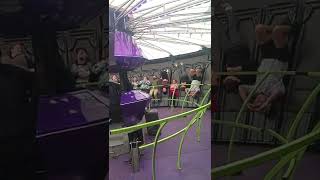 Alien Invasion Onride  Fryeburg Fair 2022 [upl. by Ekrub62]