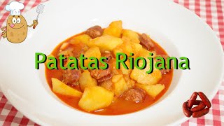 Receta económica y muy completa patatas con chorizo patatas a la riojana muy tradicional 😋😋😋😋😋😋😋 [upl. by Yanetruoc]