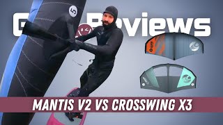 Cabrinha Mantis V2 vs Crosswing X3 Review [upl. by Eerolam]