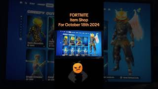 Fortnite Item Shop October 18th 2024 [upl. by Cupo]