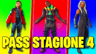 REAGISCO AL PASS BATTAGLIA DELLA STAGIONE 4  FORTNITE [upl. by Janerich]