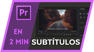 💬 Cómo Poner Subtítulos A Un Video Con Adobe Premiere Pro 💬 Tutorial En 1 Minuto [upl. by Oicapot]