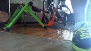 STAC Zero vs Fluid Trainer How much noise will your downstairs neighbours hear [upl. by Mylander]