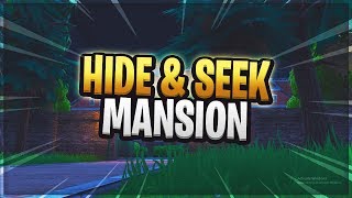 Fortnite Hide and Seek Mansion Map  Fortnite Creative Mode Custom Maps Island Code [upl. by Corliss563]