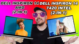 Dell Inspiron 14 AMD 2in1 laptop vs Inspiron Intel 2in1 [upl. by Farhsa]