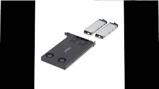 Maximize Your Storage StarTech Dual M2 NVMe PCIe SSD Removable Card Enclosure [upl. by Nowd]