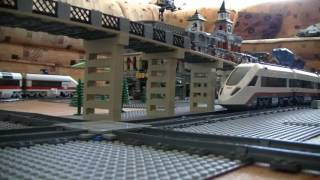 Lego Train 2016 Lego Train Bridge [upl. by Acimehs492]