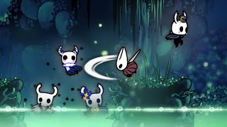 Hollow Knight  Speedrunner vs 4 Hunters but controls randomize every 2 minutes [upl. by Anawait797]