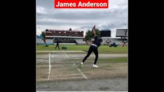 James Anderson bowling action in slow motion shorts [upl. by Appledorf]