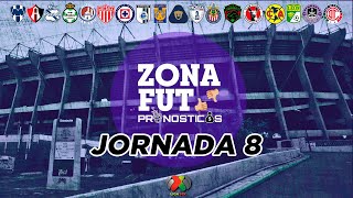 PRONÓSTICOS JORNADA 8 LIGA MX  APERTURA 2023 PREDICCIONES ZONA FUT [upl. by Manthei]