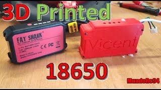 DIY 18650 battery fatshark battery como hacer carcasa bateria fatshark 18650 [upl. by Weingartner]