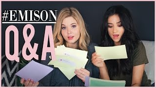 Emison QampA Pt 1 with Sasha Pieterse  Shay Talk [upl. by Dnalkrik]