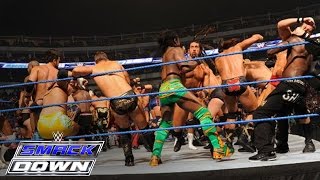 41Man Battle Royal for a Championship Match of Winners Choosing SmackDown October 14 2011 [upl. by Novaat]